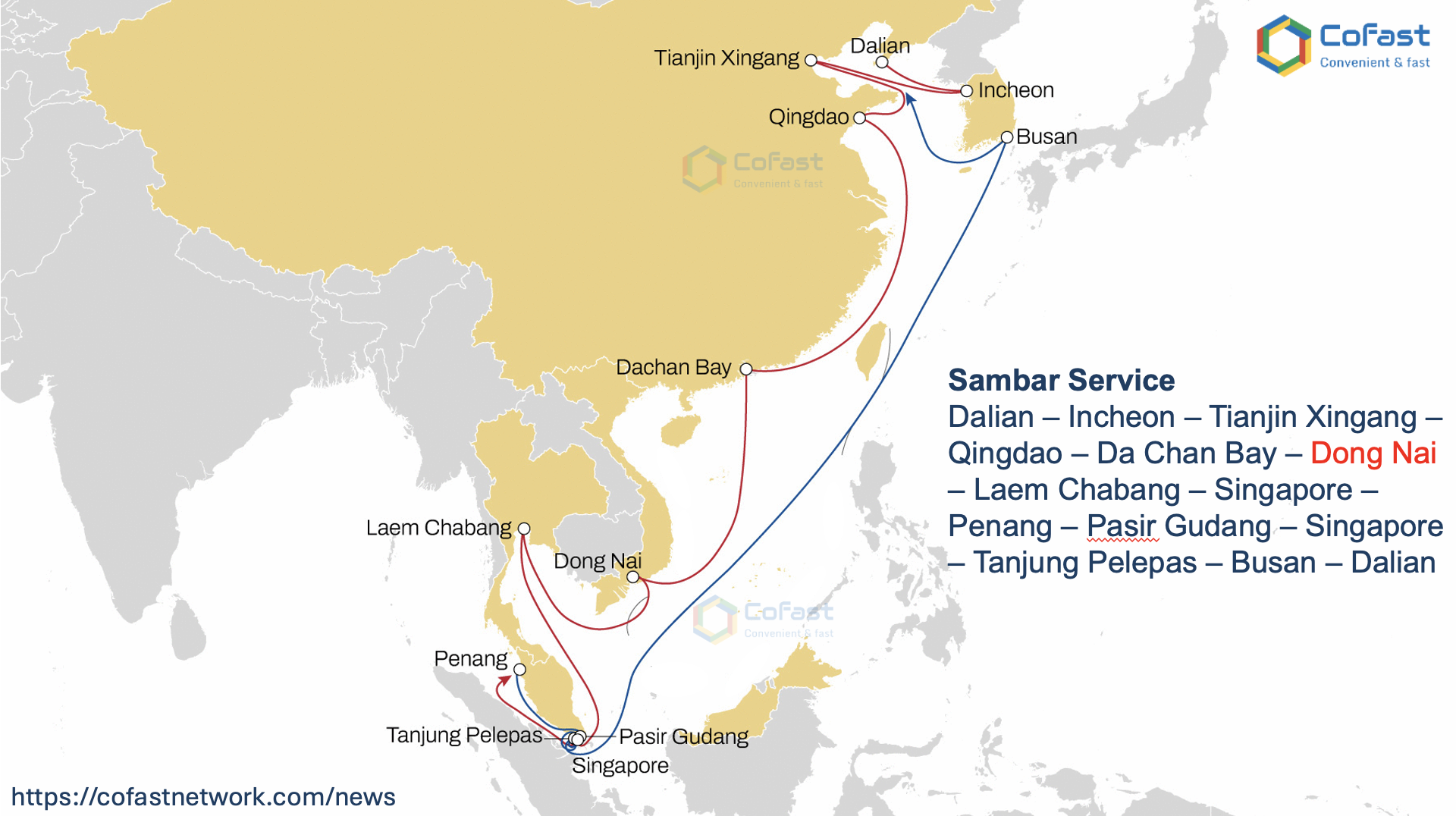 MSC mở tuyến Sambar kết nối Trung Quốc – Đông Nam Á: Cơ hội mới cho thị trường logistics Việt Nam MSC mở tuyến Sambar kết nối Trung Quốc – Đông Nam Á: Cơ hội mới cho thị trường logistics Việt Nam