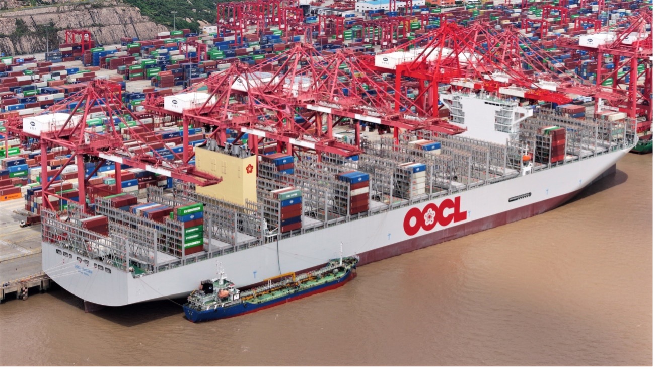OOCL giảm sâu doanh thu 2025 do giá cước lao dốc