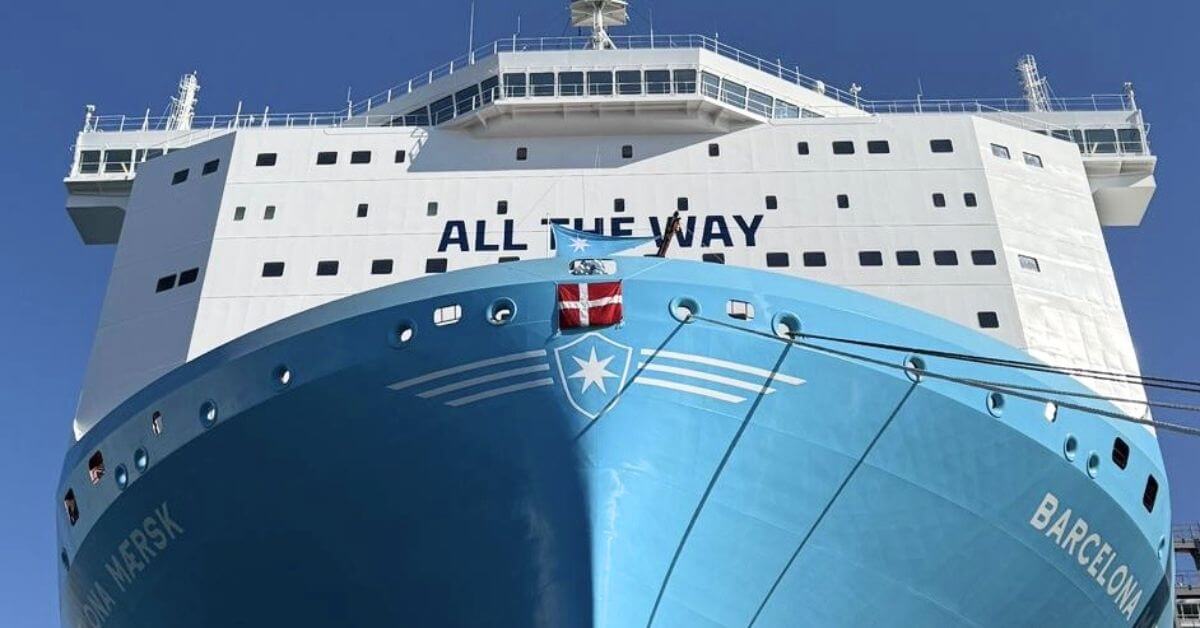 Barcelona Mærsk hoàn tất loạt tàu methanol chiến lược của Maersk