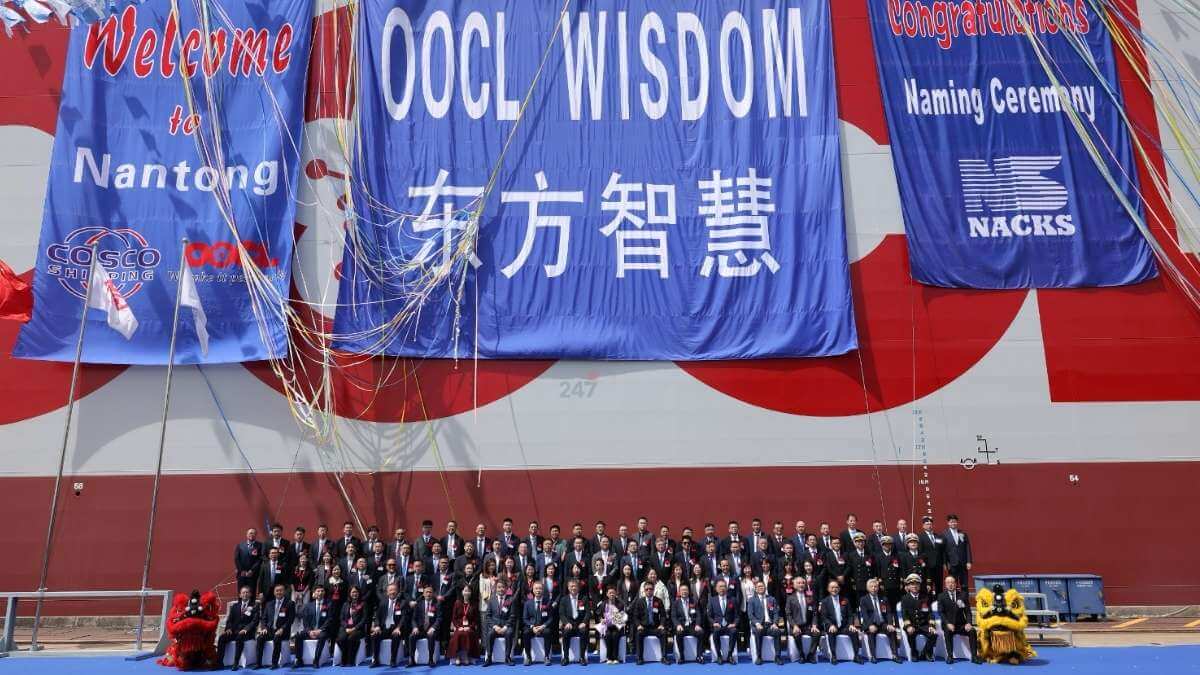 OOCL Wisdom lập kỷ lục tàu methanol lớn nhất