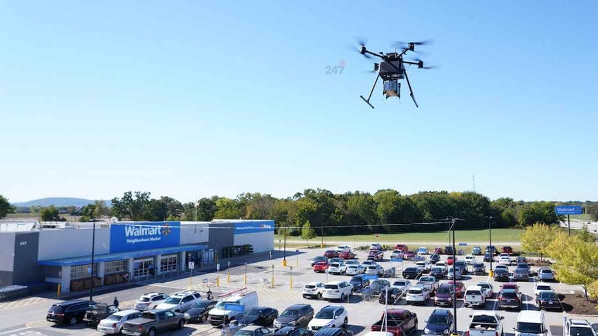 Walmart cán mốc 1 triệu đơn giao hàng bằng drone